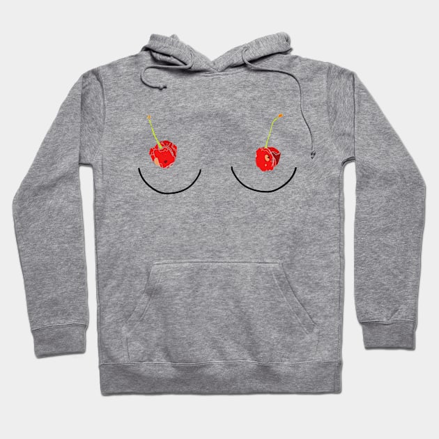 Cherries Hoodie by minniemorrisart